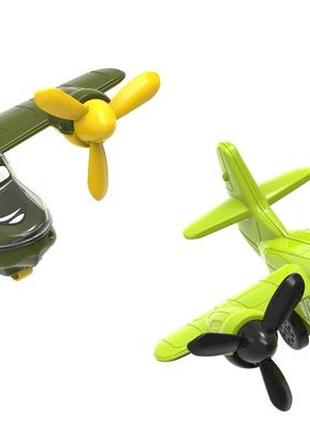 Іграшка літак пластиковий 2 кольори 23,5*27,8*12,2см, технок, 9666