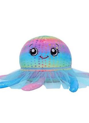 Мягкая игрушка dream beams 20см, медуза, светятся глазки в темноте, 20504007v