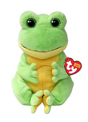 Дитяча іграшка м'яконабивна ty beanie bellies 25см жабеня snapper, 43200