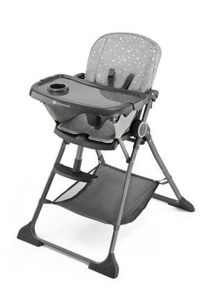 Стільчик для годування kinderkraft foldee grey | стілець для годування дитини1 фото