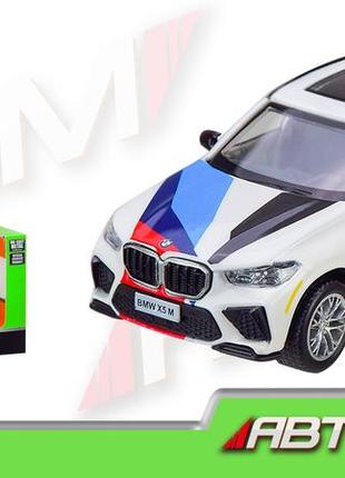 Машина металева автопром 1:43 bmw x5m, 1 колір, 4375