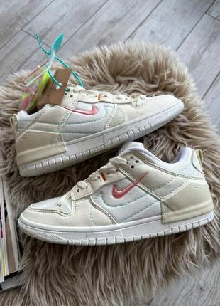 Nike dunk low Royal “pale ivory pink”