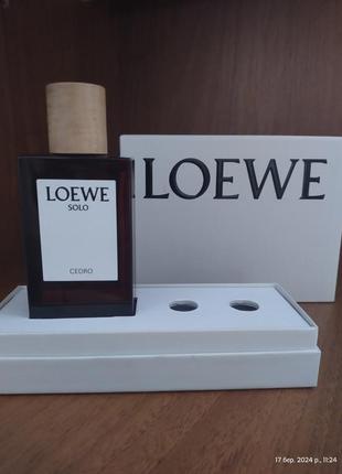 Loewe solo loewe cedro туалетна вода