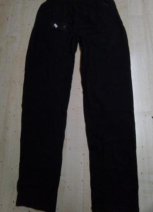 Черные мужские брюки прямого кроя3 фото