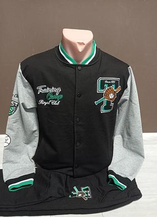 Детский спортивный костюм "бейсбол" для мальчика подростка grace венгрия на 9-18 лет кофта с штанами