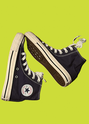 Кеди converse dark blue white сині унісекс на весну літо осінь