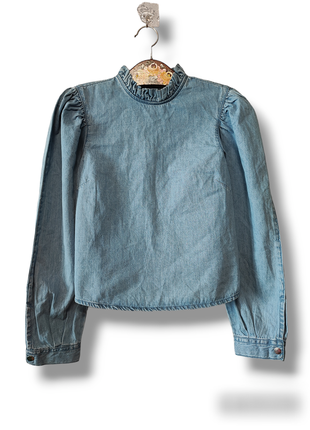 Джинсова блуза сорочка