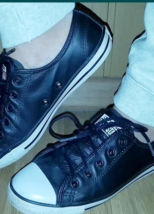 Converse all star кеды кроссовки балетки 37р кожа4 фото