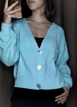 Кардиган кофта на гудзиках светр вязка оверсайз4 фото
