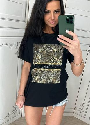 Футболка с накатом туречица