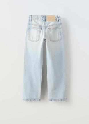 Джинси від zara straight-leg jeans2 фото