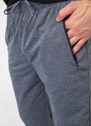 Спорт штаны мужские, цвет серый4 фото