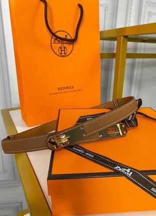 Пояс ремень в стиле hermes kelly фурнитура золото