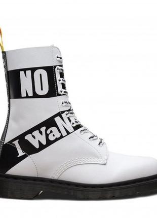 Dr. martens 1490 sex pistols white/black backhand2 фото