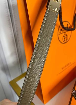 Пояс ремень в стиле hermes kelly фурнитура золото4 фото