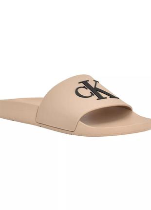Нові шльопанці calvin klein (ck slide sandal) з американками 9us - 27cm