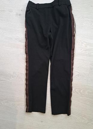 Черные брюки с лампасами h&amp;m2 фото