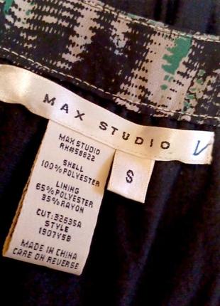 Брендовое шифоновое стильное платье р.s от max studio4 фото