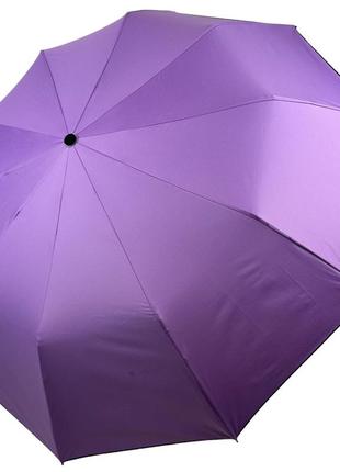 Жіноча парасолька напівавтомат на 10 спиць антивітер з принтом міст всередині від bellissimo, бузковий, м 0628-27 фото