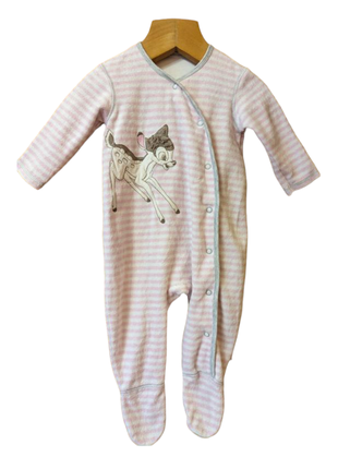 Велюровый тёплый человечек  оленёнок бемби