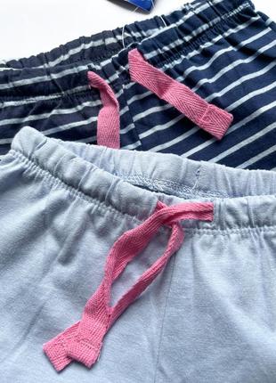 Нові котонові шорти для дівчинки 86-92 см та 98-104 см lupilu3 фото