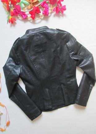 Шикарная курточка косуха экокожа yarina 💜🌺💜4 фото