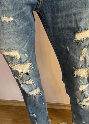Красивые джинсы от бренда zara / 34/4 фото
