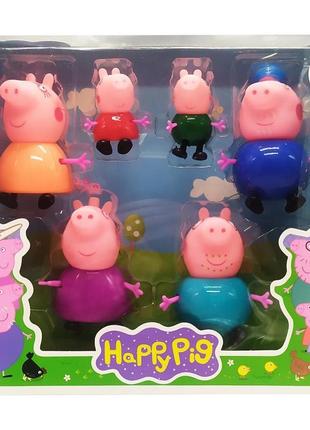 Набор фигурок "peppa pig" pp605-6