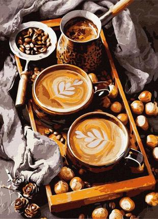 Картина за номерами "кавова романтика" kho5634 ідейка 40х50 см
