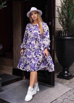 Платье свободного кроя