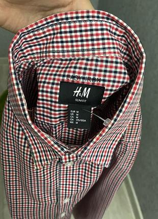 Клетчатая рубашка от бренда h&m5 фото