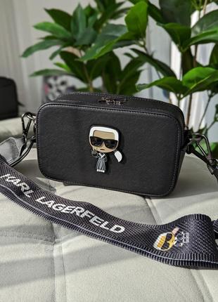 Сумка женская кросс-боди  karl lagerfeld черный карл