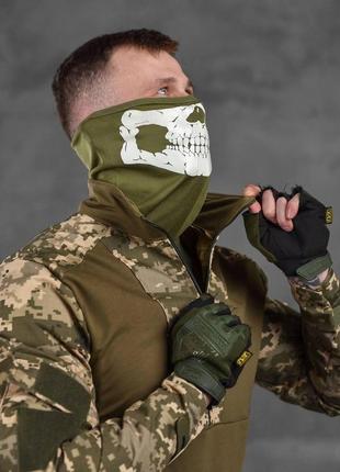 Военная боевая рубашка пиксель демисезонная тактическая кофта качественный летний тактический убакс с длинными4 фото