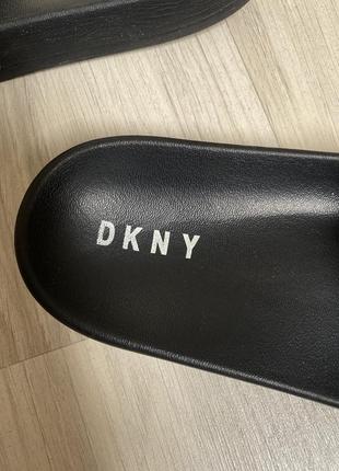 Женские сандалии шлепки шлепанцы шлепки резиновые 38,5 39 dkny трендовые летние тапки тапочки10 фото