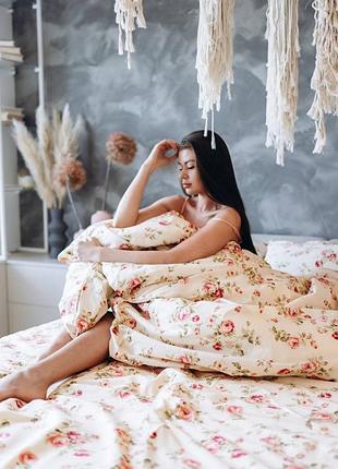 Комплект постельного белья "soft dreams" gorgeous flowers💐