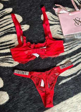 Комплект бюстгалтер и трусики vs оригинал very sexy