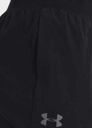 Мужские черные спортивные штаны ua stretch woven pant4 фото