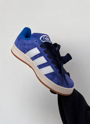 Женские кроссовки адидас кампус синие adidas campus “lucid blue”4 фото