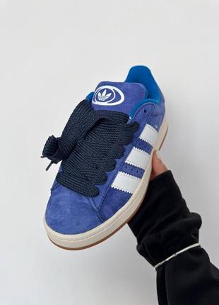 Женские кроссовки адидас кампус синие adidas campus “lucid blue”3 фото