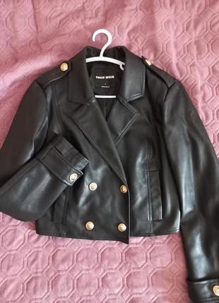 Куртка жакет черного цвета