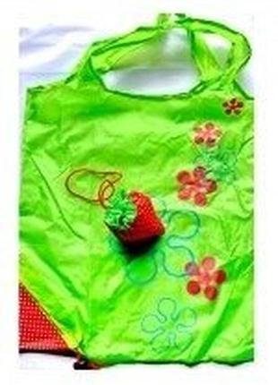 Сумка для покупок, шоппер-трансформер «спелая клубника».