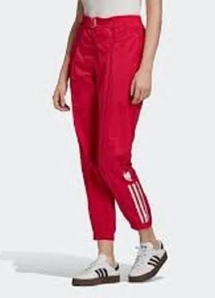 Спортивные брюки adidas paolina russo scarlet red white с высокой талией gf0268 женские xs4 фото