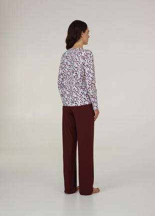 Пижама женская с брюками (штанами) "lavender" тм gofre (ellen)2 фото