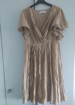 Коттоновое деетичное платье р.m maria kavera