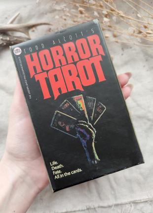 Хоррор таро гадальні карти горрор таро жахів horror tarot todd alcott розмір стандартний 12х7