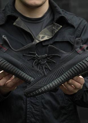 Мужские кроссовки adidas yeezy boost 350 v2 static black 40-41-42-43-44-453 фото