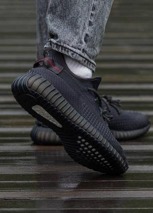 Мужские кроссовки adidas yeezy boost 350 v2 static black 40-41-42-43-44-457 фото