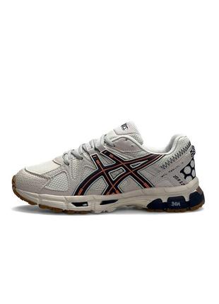 Женские кроссовки asics gel - kahana 8 beige navy 361 фото