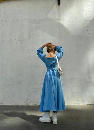 Довга муслінова сукня, бавовняна сукня, длинное муслиновое платье, хлопковое платье9 фото