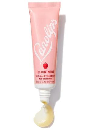 Бальзам для губ lanolips 101 ointment multi-balm strawberry 10 g1 фото